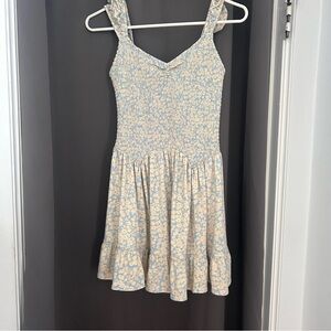 URBAN OUTFITTERS Smocked Flowy Tank Floral Dress